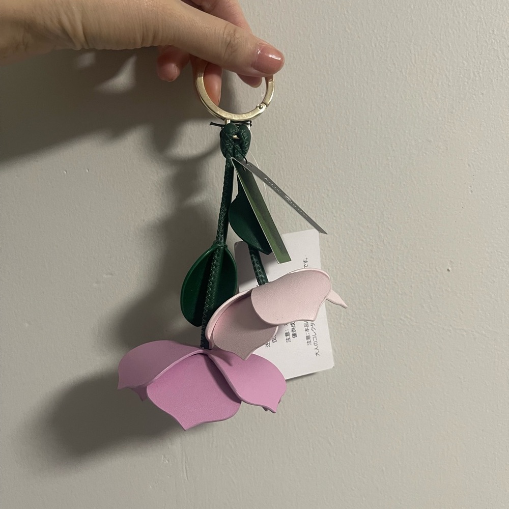 Kate Spade Pink and Green Floral Key Holder
